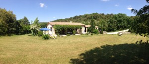 Das Ferienhaus - Panorama-Aufnahme von Süden