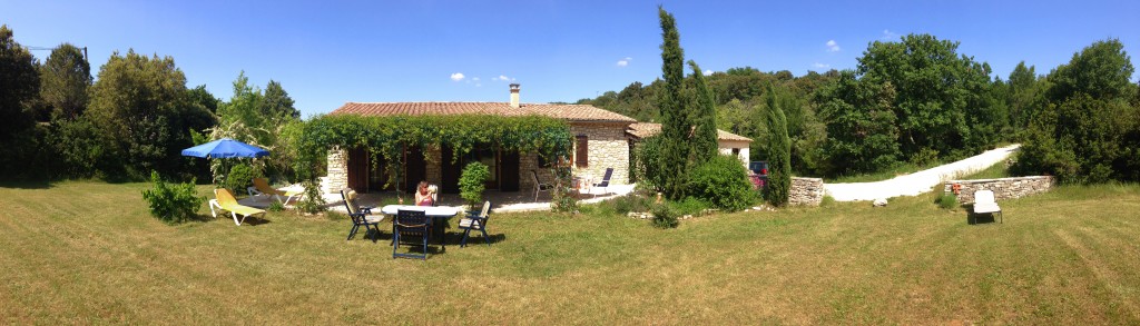 Ferienhaus an der Ardèche in Labastide-de-Virac für 4 Personen mit großem Garten