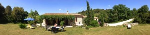 Ferienhaus an der Ardèche in Labastide-de-Virac für 4 Personen mit großem Garten