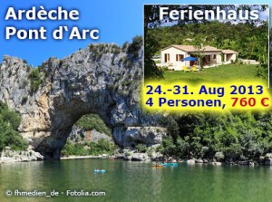 Freier Termin 2013: 1 Woche 24. - 31. August - 4 Pers. - 760 €