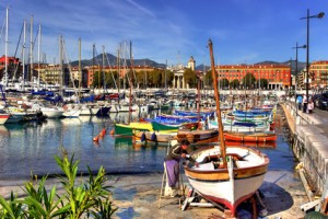 Hafen von Nizza, Côte d'Azur, Frankreich