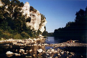 Badeplatz an der Cèze